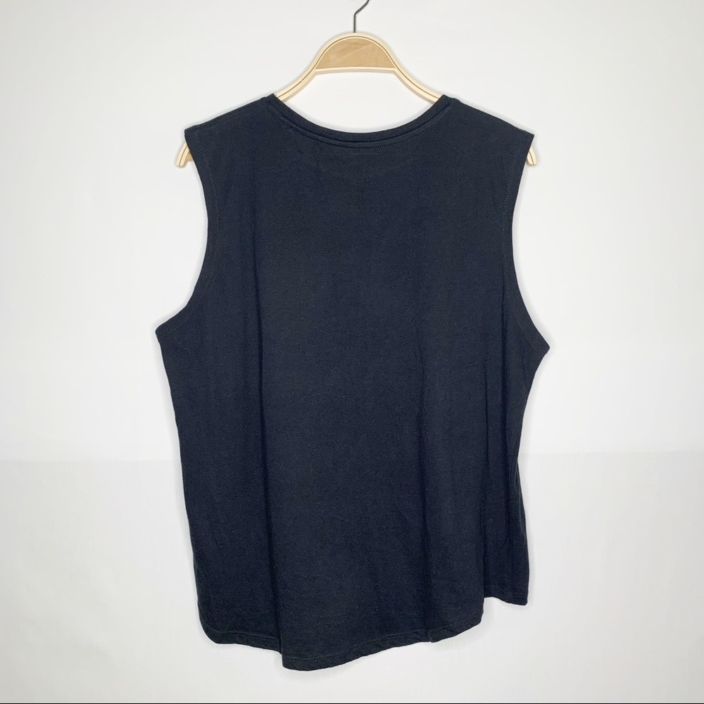 Black NewYork Freeze Tank Top Juniors XL - Picture 2 of 4